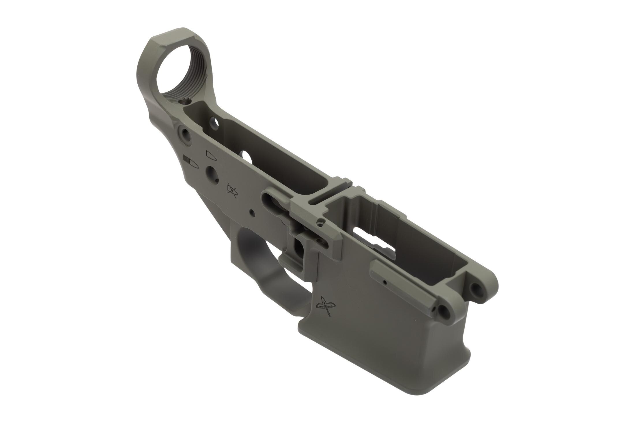 Sons of Liberty Gun Works Sons of Liberty Gun Works / Forward Controls Design Billet Ambi AR-15 Lower Receiver - OD Cerakote - view 2